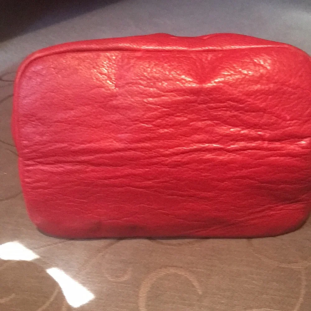 Carpaccioli Red Leather bucket bag